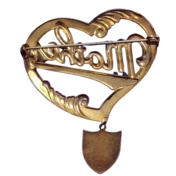 BROOCH Us Capital Building mother brooch pin goldtone - Picture 3 of 9